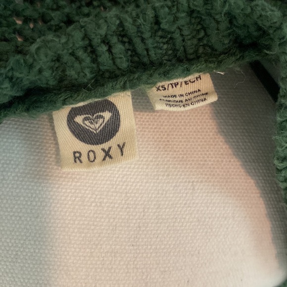 Roxy Knitted Green Sweater - Picture 3 of 4